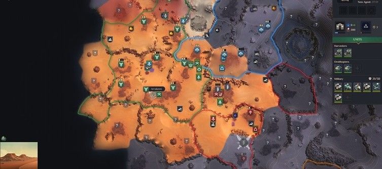 Dune: Spice Wars Early Access Roadmap - 2023 Brings Conquest Mode, A New Faction, and the Full Launch